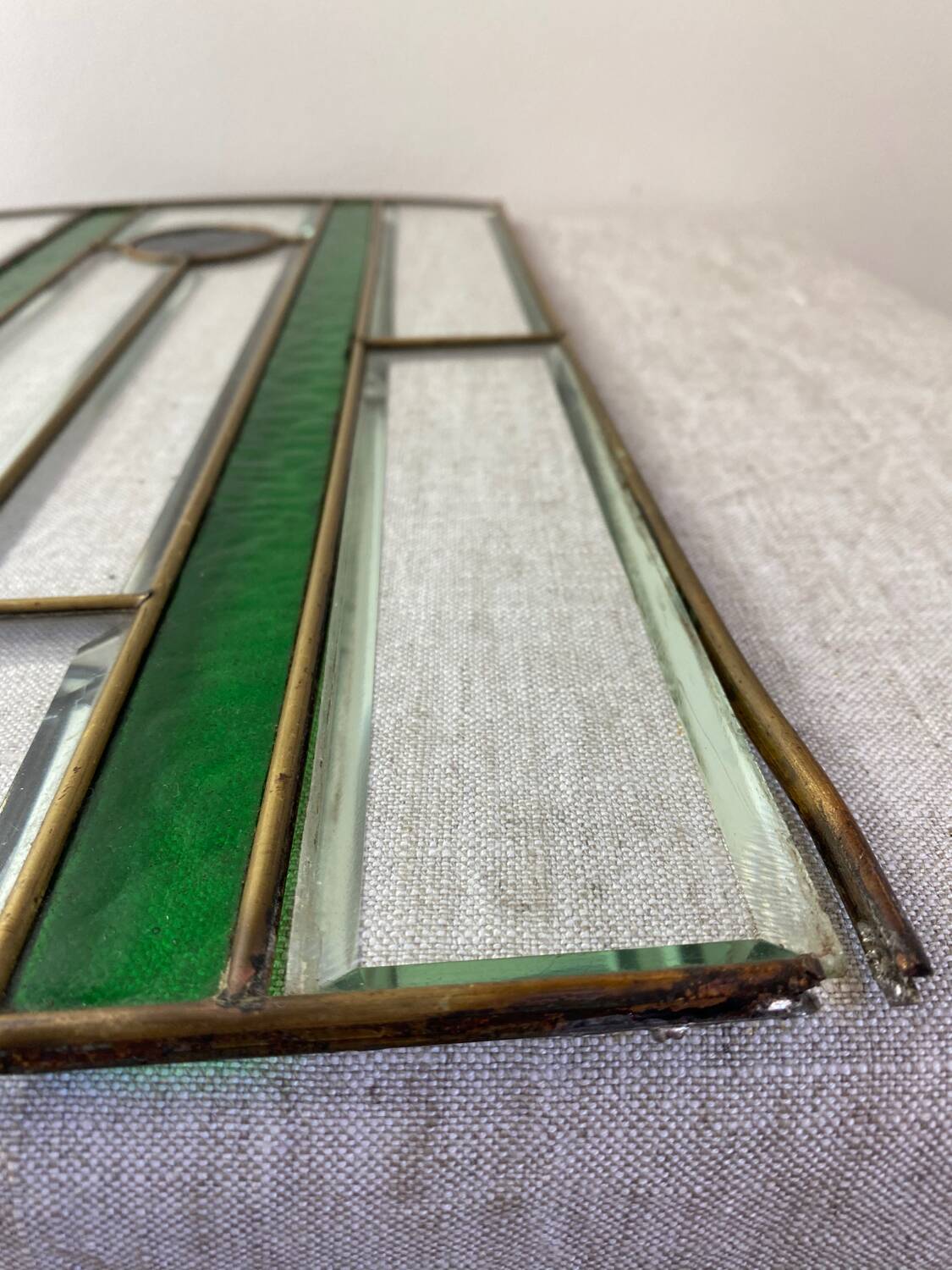 Stained glass beveled and cabochon