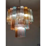 Pair of Murano glass chandeliers