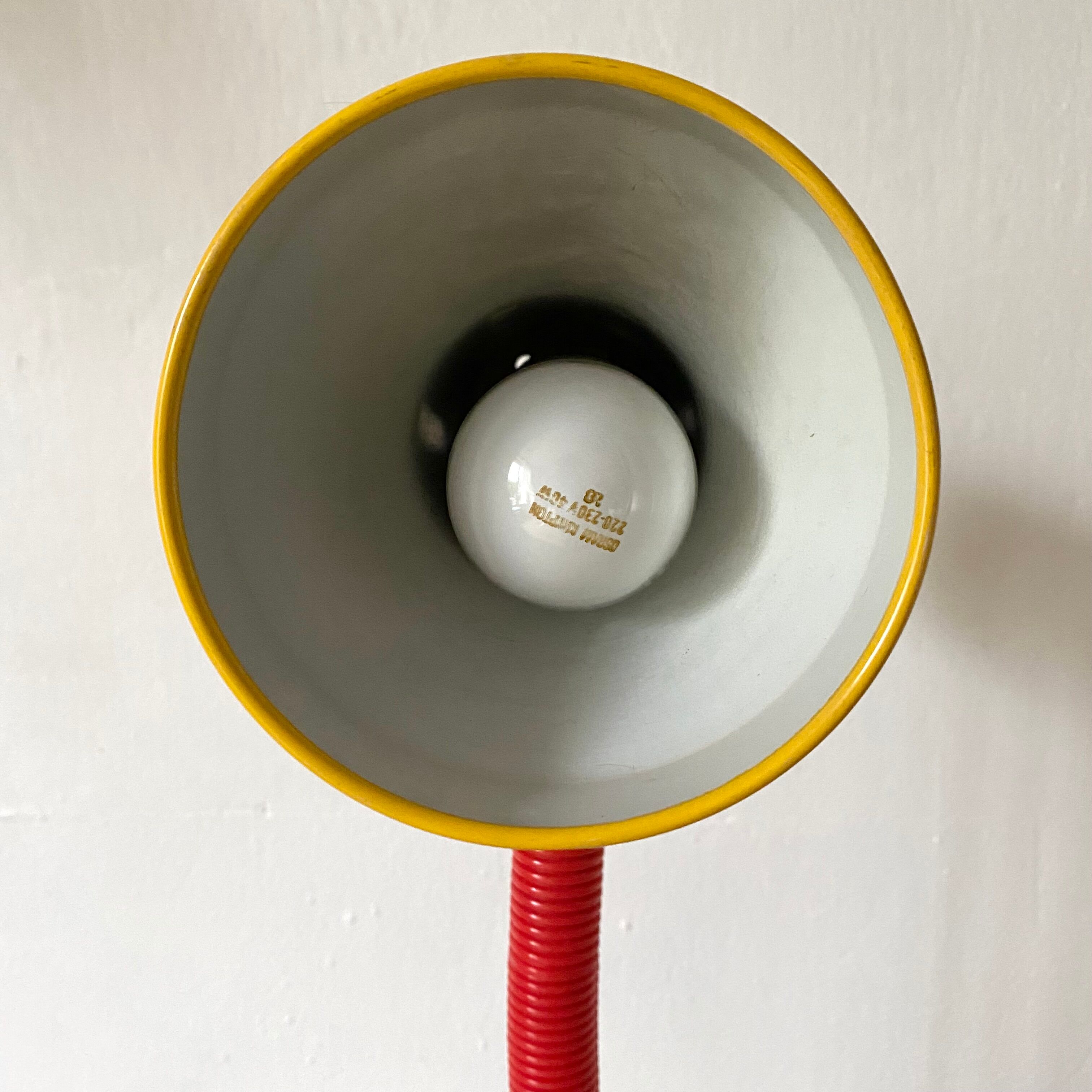 Desk lamp 80s tricolor