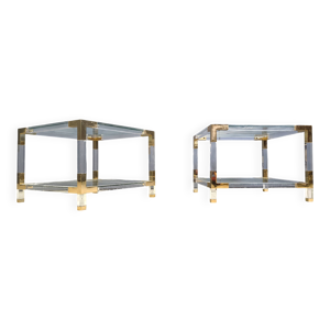 Tables d'appoint vintage - lucite