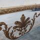 Venetian mirror Art Deco brasserie bistro in eglomerized glass 204x105cm