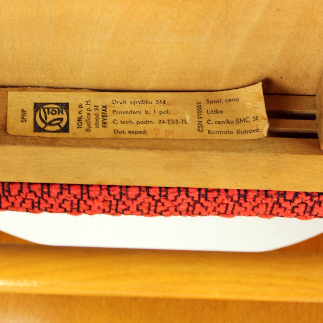 Ensemble de quatre chaises modernes en hêtre du milieu du siècle par Oswald Haerdtl pour Thonet, 1960