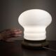 White Glass Table Lamp by Ivan Jakes, 1960s