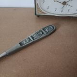 Vintage HS NORWAY Pewter Trolls Pewter Pie Server