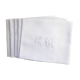 5 monogrammed napkins "EH"