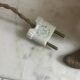 ART DECO SIGNED Snail Night Light - MOTHER-OF-PEARL BRONZE