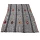 Vintage turkish kilim rug , 121x 86 cm