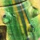 Tamegroute pottery enameled cover pot