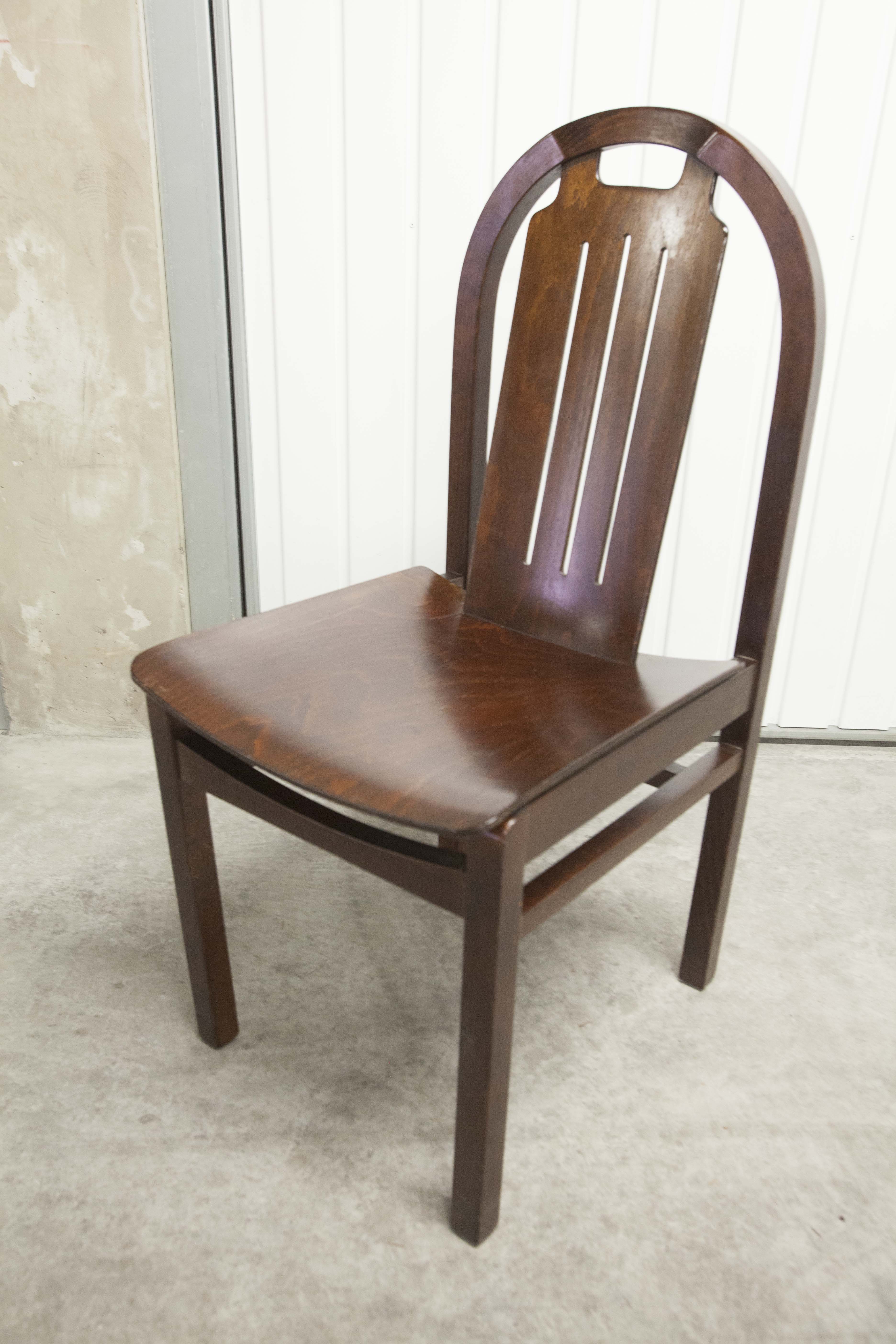 Lot of 4 chairs Baumann model "Argos"