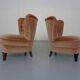 Mohair Club Chairs by Adolf Wrenger, Germany, 1950s, Set of 2