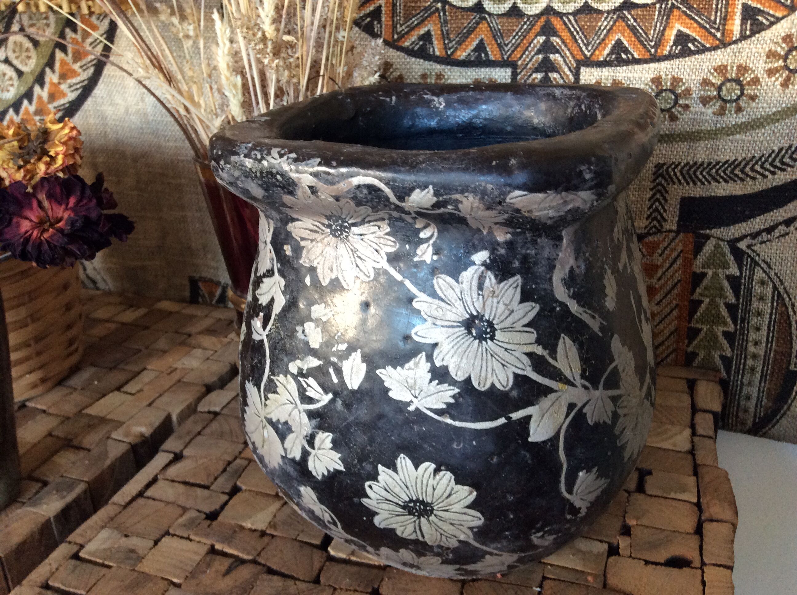 Terracotta vase