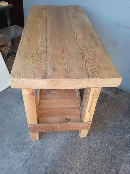 Workbench 120cm old solid wood