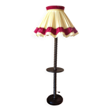 Lampadaire en bois tourné dans l'esprit de Charles Dudouyt / style art déco