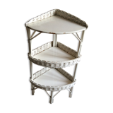 Rattan shelf