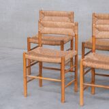'Dordogne' Mid-Century Rush Dining Chairs