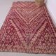 Burgundy Vintage Moroccan rug 183 x 321 cm - Berber Wool Rug - Handmade Rug
