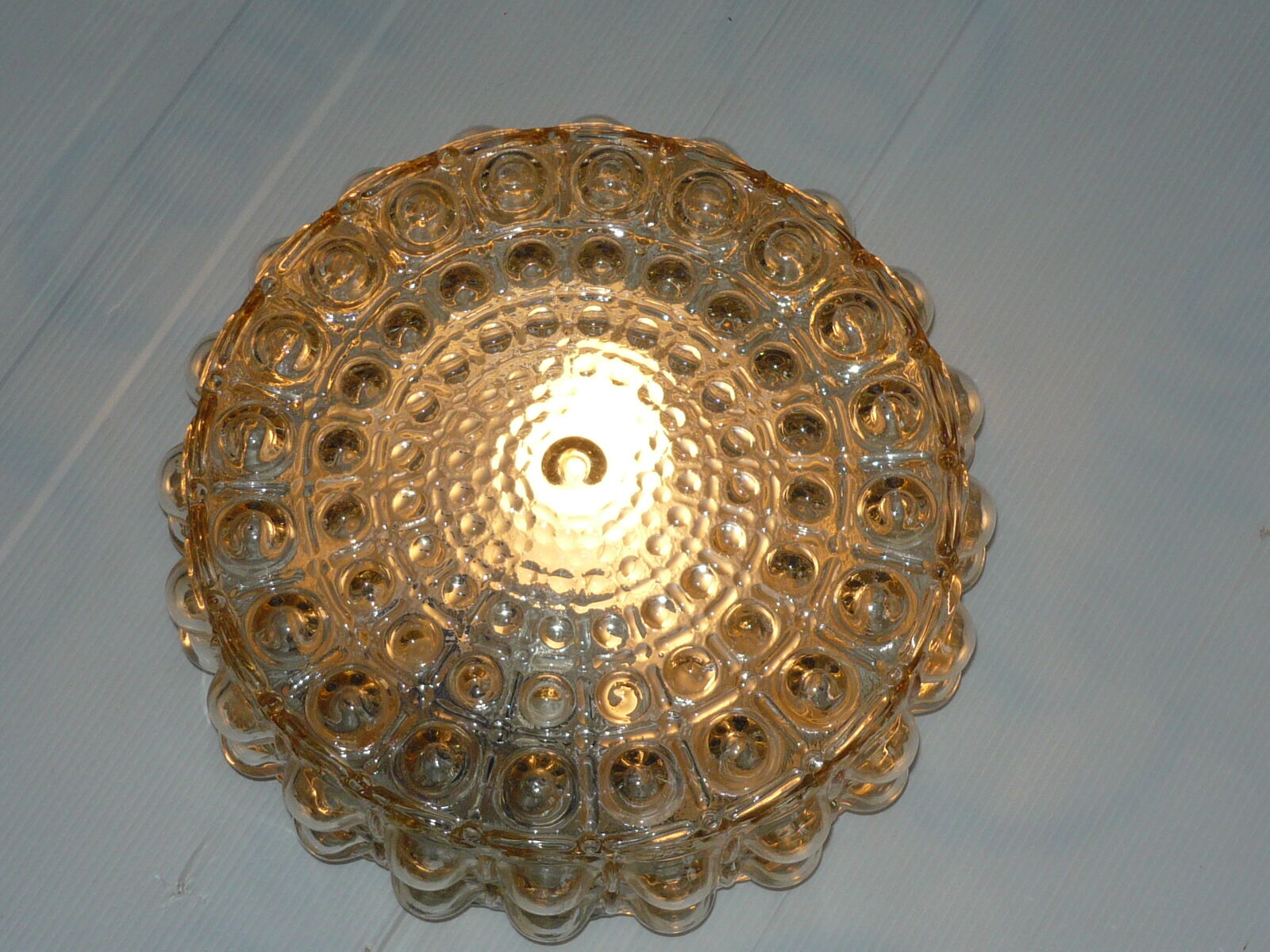 Bubble glass ceiling lamp  years 70