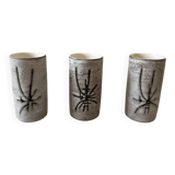 Verres à pastis Henri Cimal galerie Palissy Vallauris