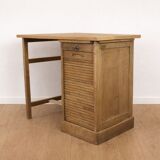 Vintage 1940s Oak Desk