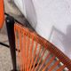 Paire Chaises pliantes scoubidou 1970's