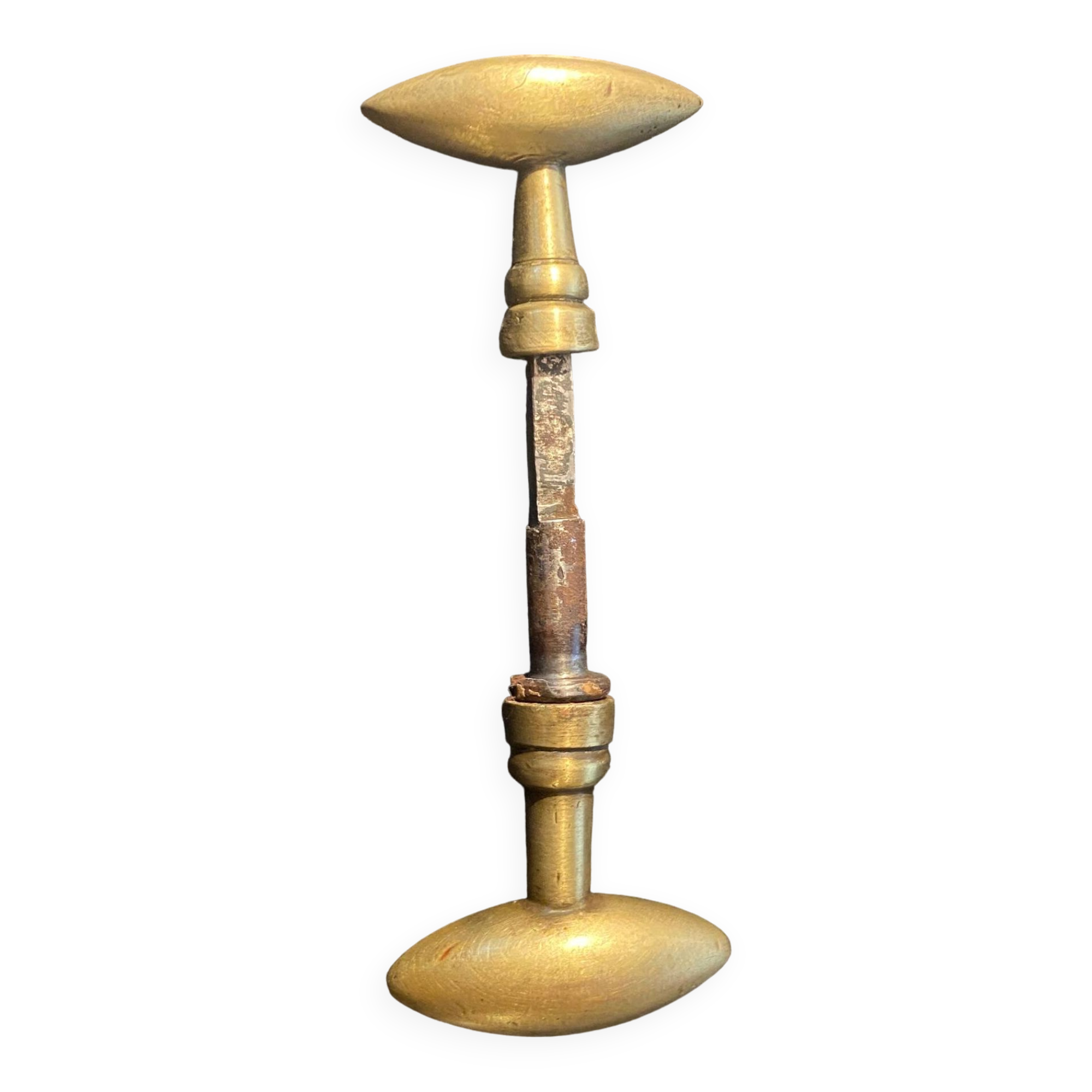 Pair of old bronze handles