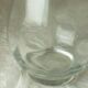 EWATER PITCHER CARAFE IN THICK GLASS WITH CUT-SIDE EFFECT