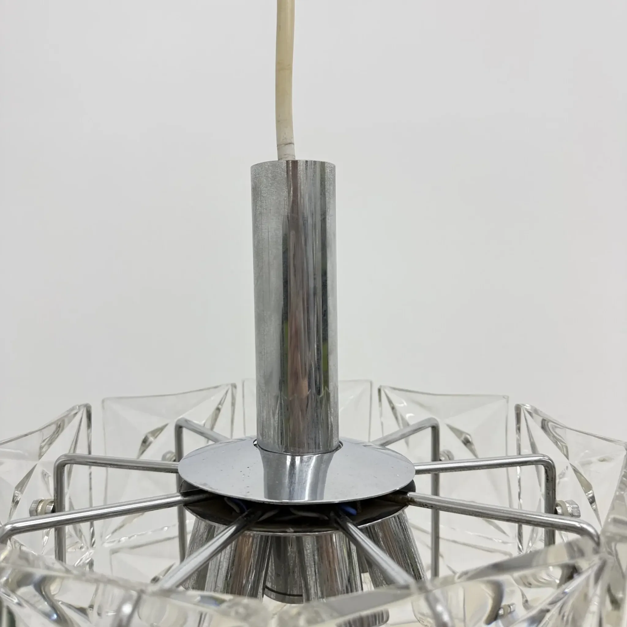 Mid-century design Kinkeldey hanging lamp, 1970s