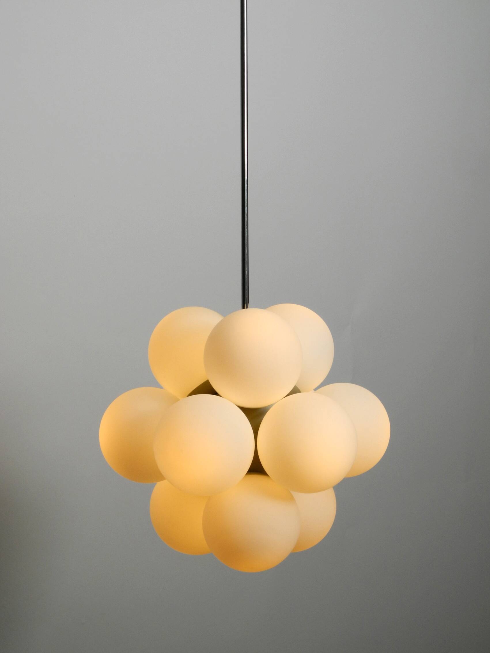 1960s Atomic Space Age Kaiser Leuchten metal ceiling lamp