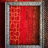 Wooden frame art nouveau work late 19th/early 20th century