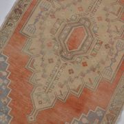Tapis vintage noué à la main Oushak sku 2414