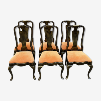 Set of 6 chairs in lasca