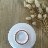 Green ceramic cellar rat candle holder