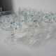 Lot de 6 verres sur pied Myosotis