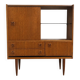 Highboard compact scandinave en teck, circa 1960