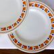 4 flat plates in iron earth of the Salins model Lucette 210804