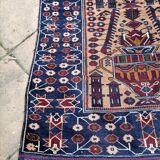 Ancient oriental carpet early 20th century 140 x 89cm