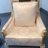 Fauteuil gueridon et lampe de luxe très haut de gamme