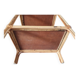 Rattan shelf