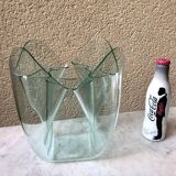 Italian handkerchief vase PMMA thermoformed edition iguzzini design Pietro Chiesa vintage 70