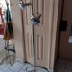 Vintage 70s floor lamp in chrome and aluminum reflector