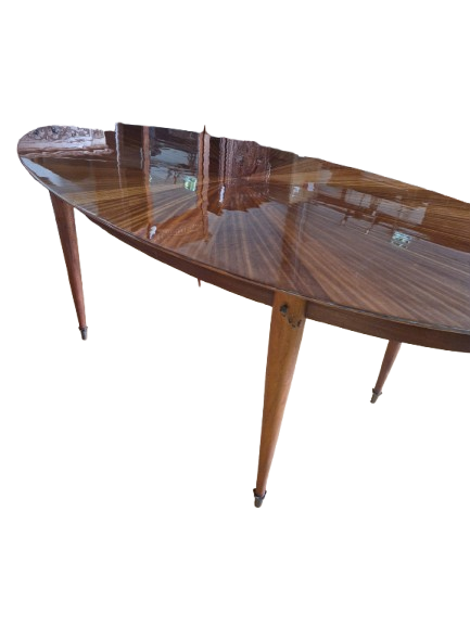 Table ovale palissandre