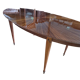 Table ovale palissandre