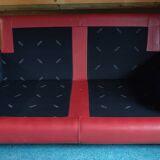 Duvivier leather two-seater sofa