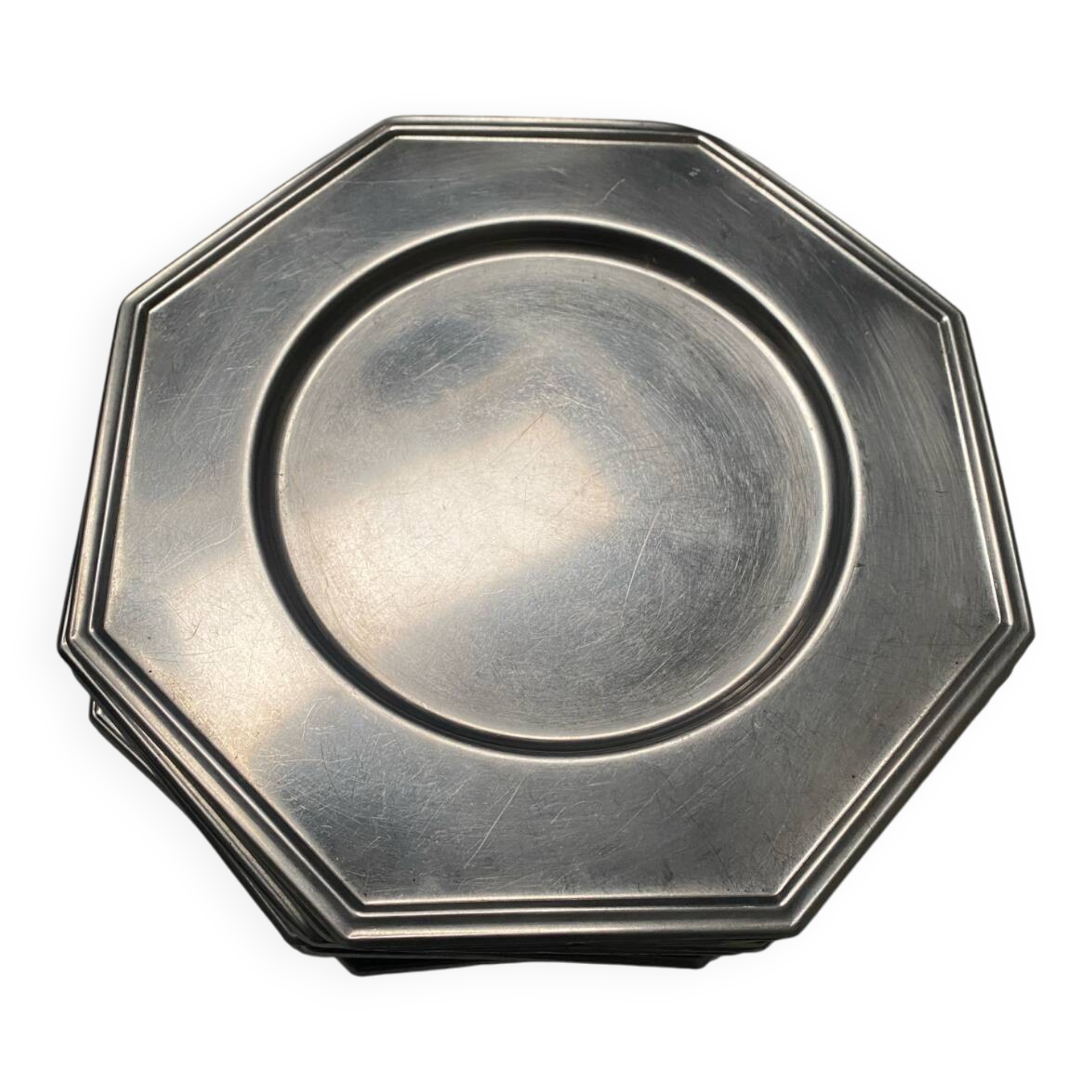 Vintage aluminum plates