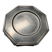 Assiettes aluminium vintage