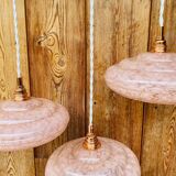 Pink Clichy glass lampshade pendant light