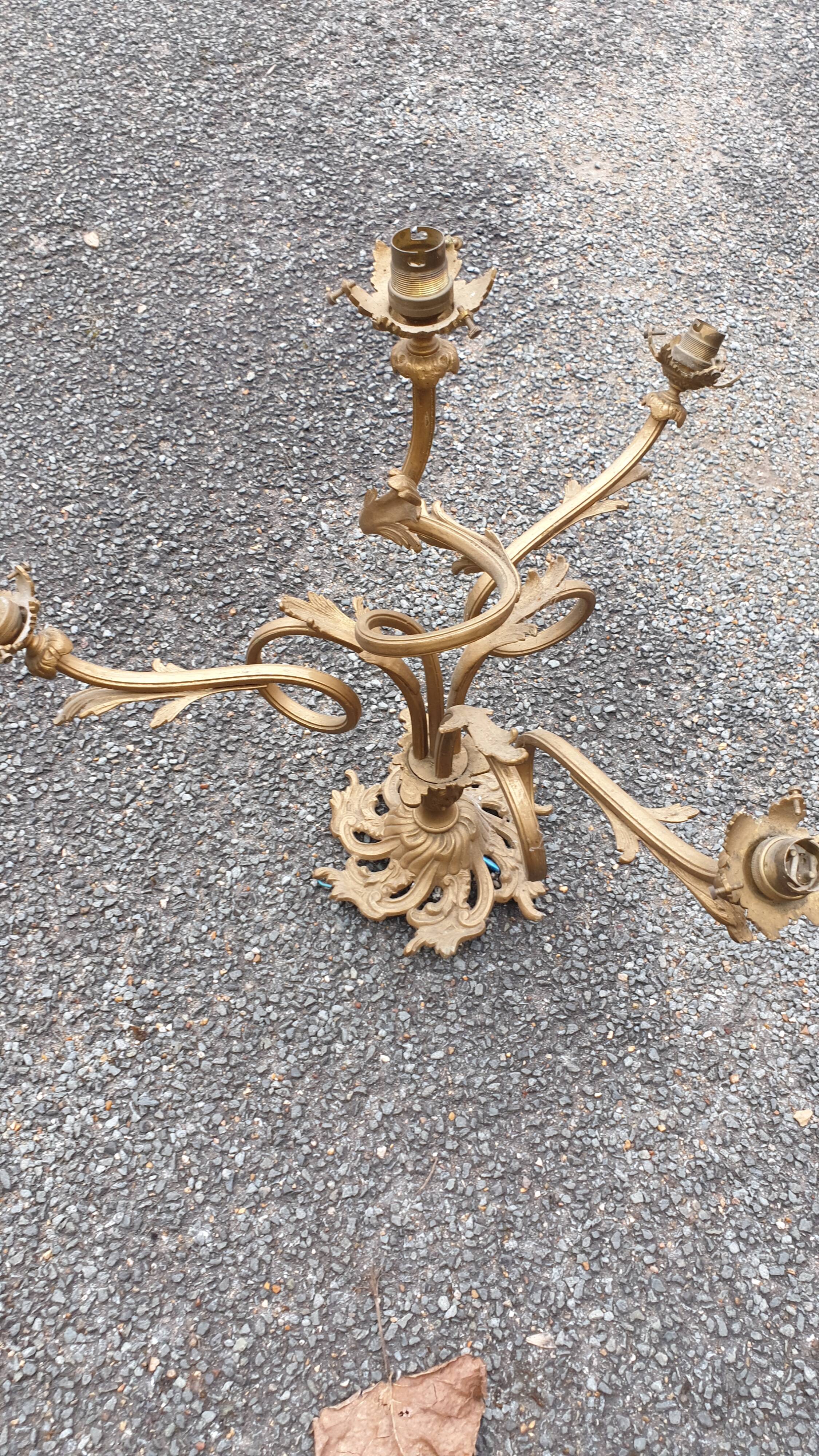 Bronze chandelier Louis XV