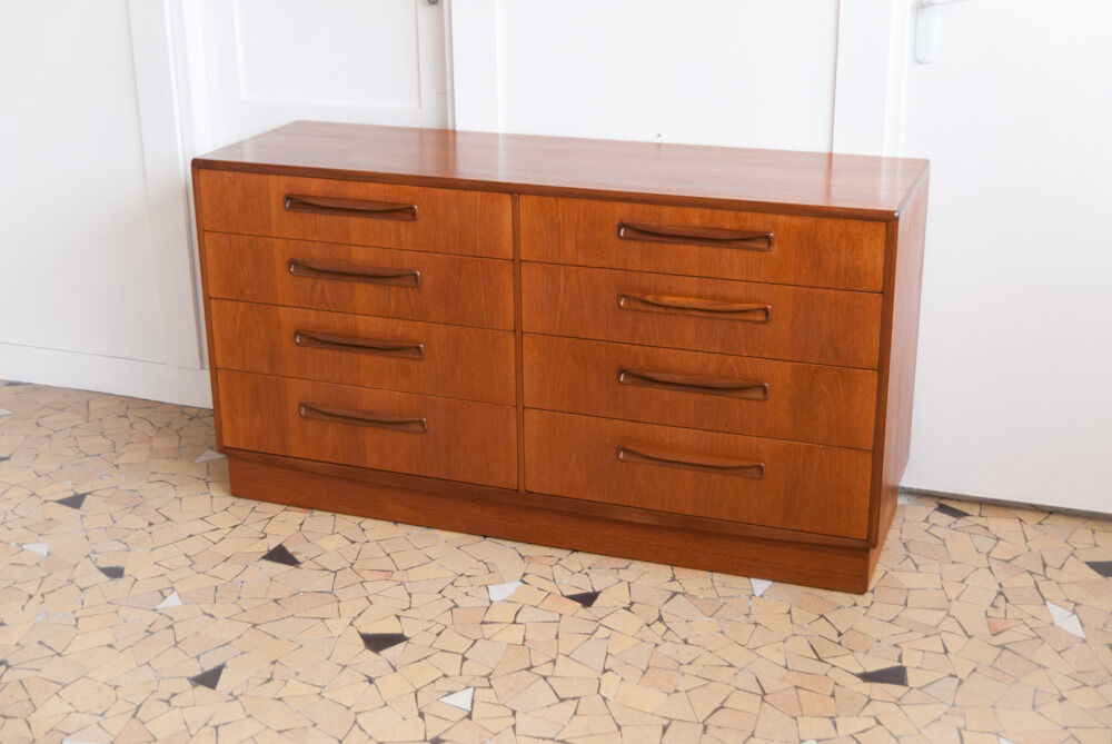 Double chest of drawers Gplan Fresco teak