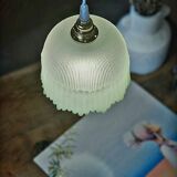 Pair vintage pendant lamp