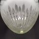 French Art Deco Opaque Cut Glass Shade • Vintage Lamp Shade Replacement